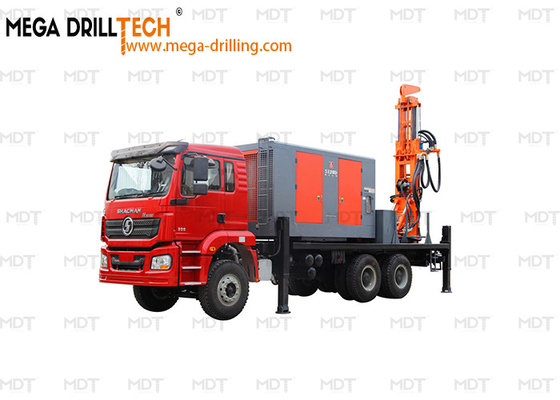 Perforazione per pozzi idrici montata su camion, perforazione idraulica multifunzione completa