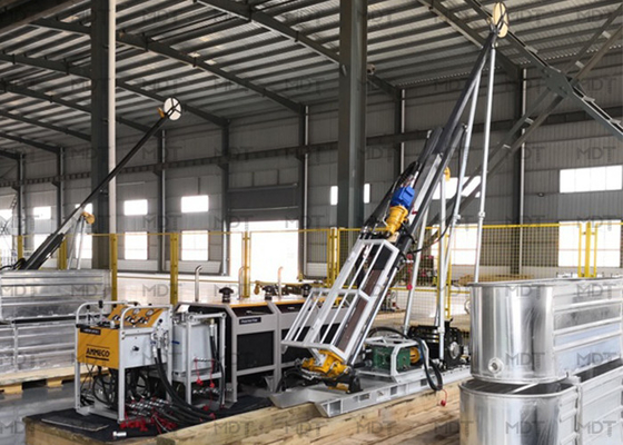 Movimento portatile della perforatrice del pozzo trivellato di profondità MEGA di 800m facilmente