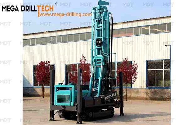 piattaforma di produzione idraulica di Rig For Water Well Crawler della perforazione a rotazione del cingolo di profondità di 280m