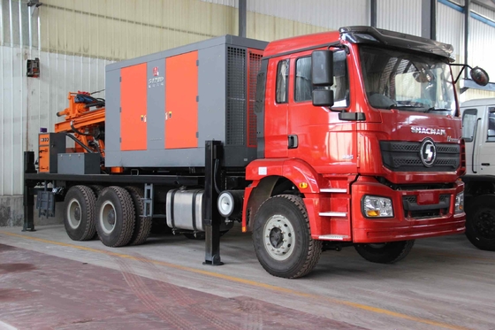 Perforazione per pozzi idrici montata su camion, perforazione idraulica multifunzione completa