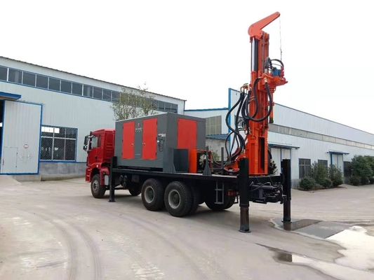 Perforazione per pozzi idrici montata su camion, perforazione idraulica multifunzione completa