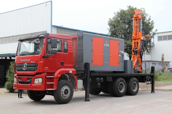 Perforazione per pozzi idrici montata su camion, perforazione idraulica multifunzione completa