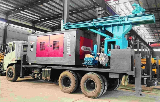 Camion montato sul pozzo idraulico per la trivellazione