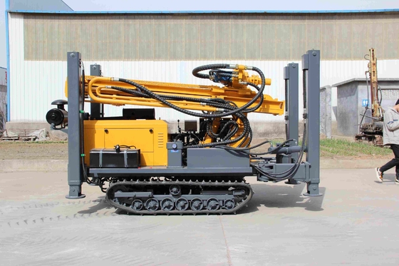 Attrezzatura portatile per la perforazione di pozzi idrici con motore Yuchai a turbocompressione da 55 kW