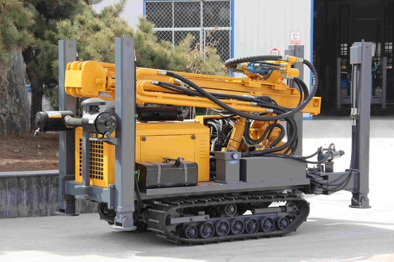 Attrezzatura portatile per la perforazione di pozzi idrici con motore Yuchai a turbocompressione da 55 kW