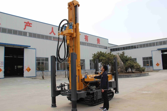 Attrezzatura portatile per la perforazione di pozzi idrici con motore Yuchai a turbocompressione da 55 kW