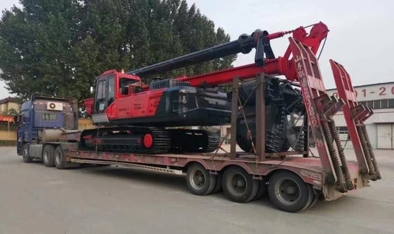 MDT-30 10m di profondità Borepile Rotary Piling Rig Alta flessibilità
