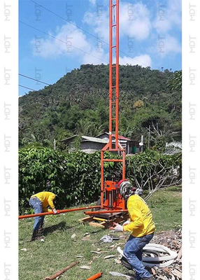 Perforatrice da 150 metri, perforatrice per rilievi geofisici con funzione SPT e perforazione a percussione
