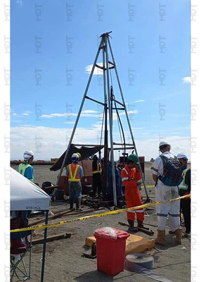 MDT-200 Geotechnical Investigation Spindle Drilling Rig per il test del suolo