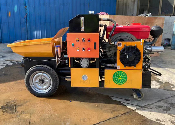 Macchina robotica per calcestruzzo proiettato a doppia pompa da 8 m³/H per l'edilizia