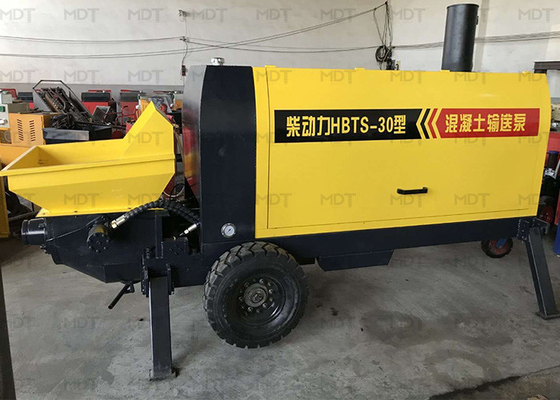 Il piccolo rimorchio della macchina dello Shotcrete MDT-30 ha montato la pompa per calcestruzzo