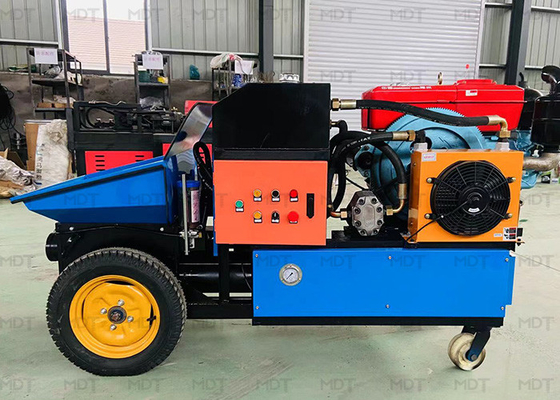 Macchina dello Shotcrete della miscela di MDT-15 Mini Portable Self Loading Wet