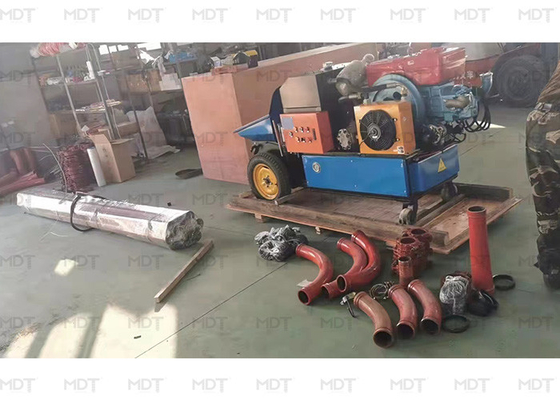Macchina per calcestruzzo proiettato da 8 m³/H 15KW ， Macchina per betoniera
