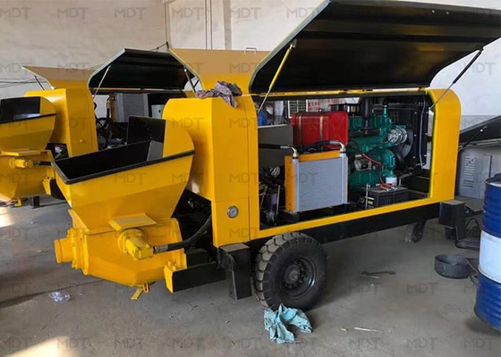 Pompa per iniezioni di calcestruzzo montata su rimorchio da 15 m³/H MEGA DRILLTECH