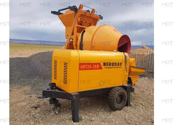 Pompa per iniezioni di calcestruzzo montata su rimorchio da 15 m³/H MEGA DRILLTECH