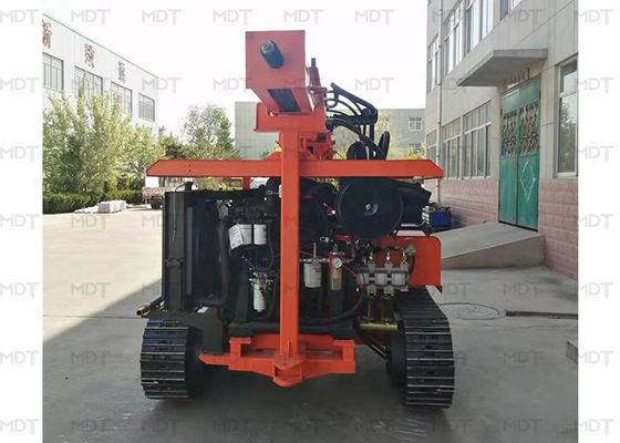 Ingegneria meccanica dell'impianto di perforazione cingolato idraulico di 100 m di profondità
