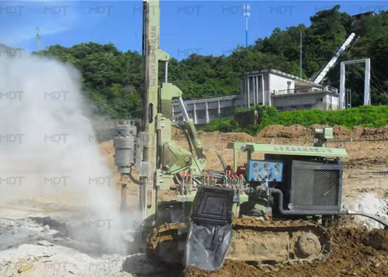 Diametro annoiato della perforatrice del mucchio del cingolo idraulico 300mm