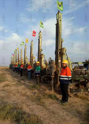 Diametro annoiato della perforatrice del mucchio del cingolo idraulico 300mm