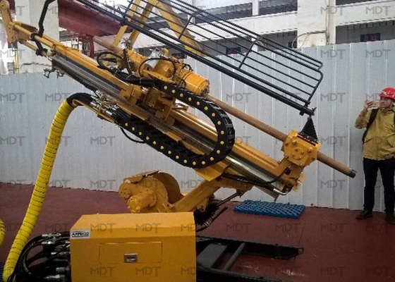 Impianto di perforazione diamantato sotterraneo per perforatrice per tunnel da 1000 metri idraulico