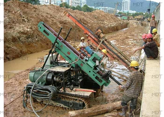 Perforatrice idraulica geotecnica per tirafondi 80 m di profondità