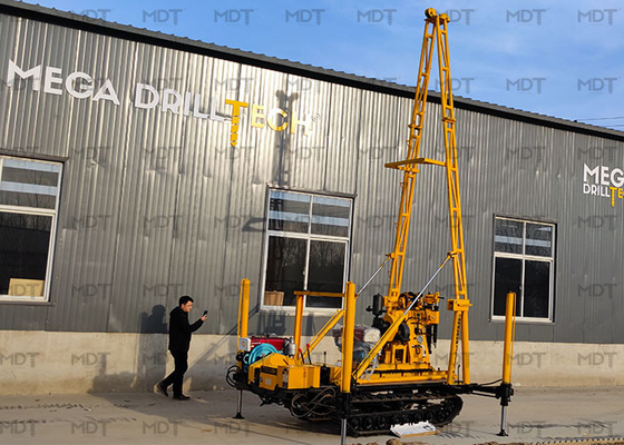 Piattaforma di produzione idraulica montata cingolo del cingolo