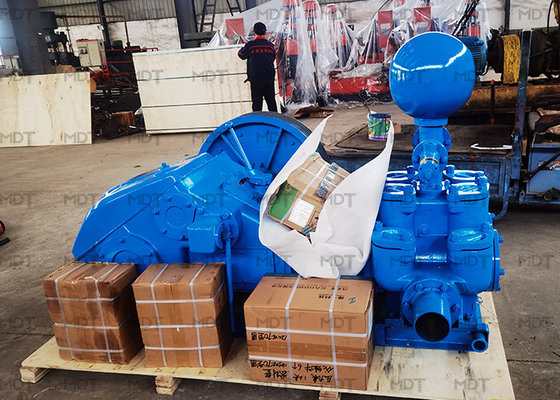 Pompa per fanghi di olio portatile Triplex da 37KW per impianto di perforazione