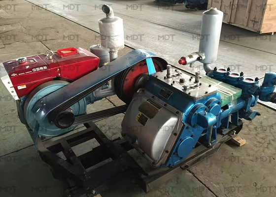 Doppia pompa a pistone agente ricambiante orizzontale della pompa concreta dei residui